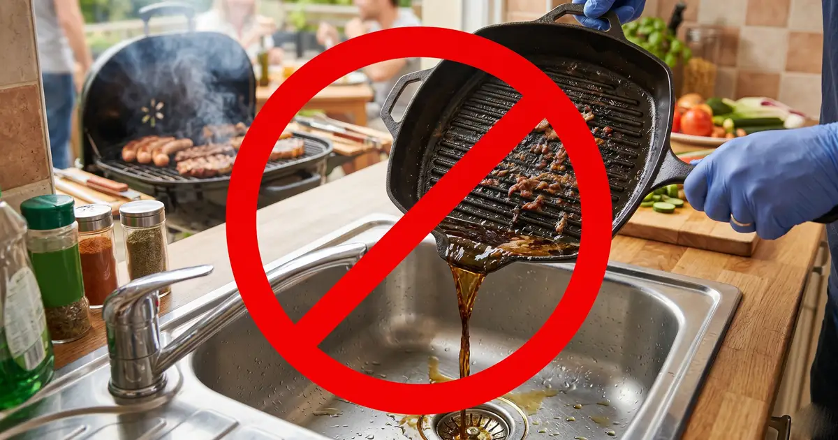 Fett im Abfluss: 5 Grill-Fehler vermeiden (2026)